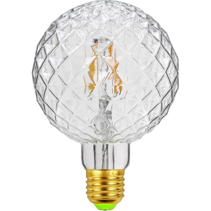 LED filament vintage izzó 4W E27 meleg fehér 95x130mm