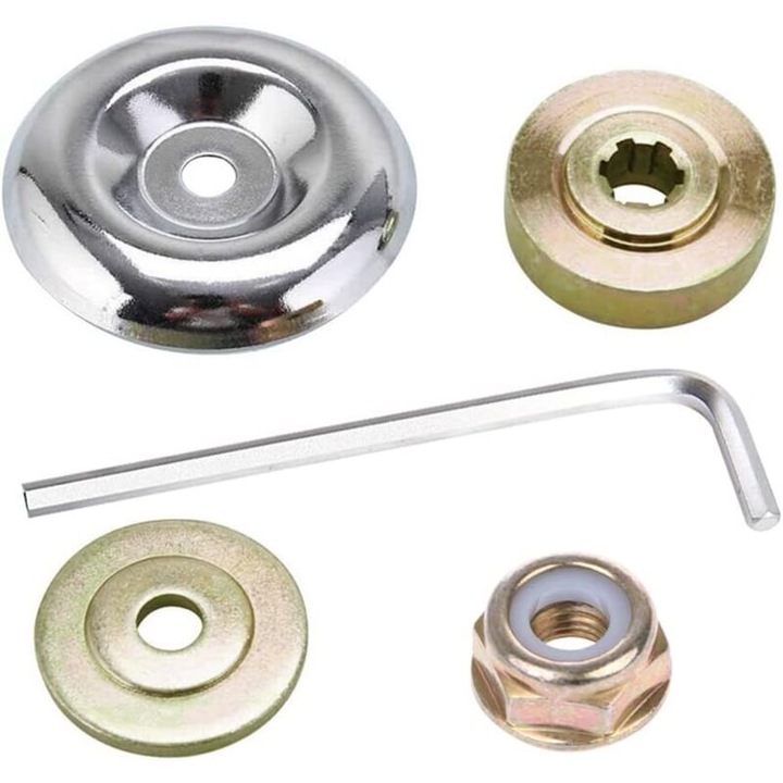 Set accesorii pentru motocoasa, 5 piese, otel, 77.5x45x21.5mm