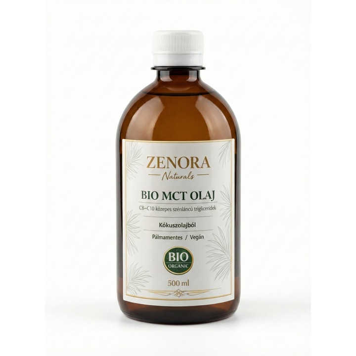 Zenora Naturals bio MCT olaj, 500ml