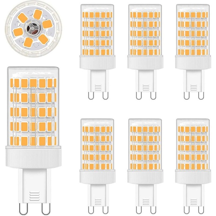 Bec LED G9 10W 2700K 900LM 360° meleg fehér 6 db-os szett