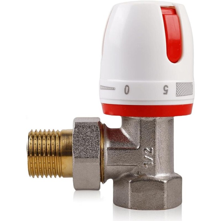 Cap termostatic colt, plastic alb, 1/2 inch, reglaj automat temperatura
