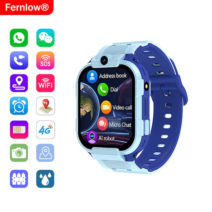 Apple Watch Ultra 3, GPS + Cellular, Carcasa Natural Titanium 49mm, Light Blue Alpine Loop - Large