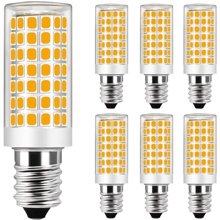 6 db E14 LED izzó készlet, meleg fehér, 3000K, 30x45cm