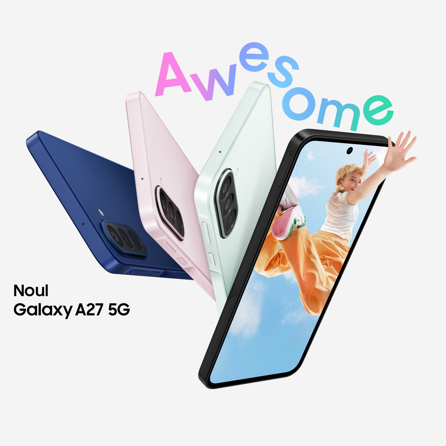 Telefon mobil Samsung Galaxy A27, Dual SIM, 8GB RAM, 256GB, 5G, Blue