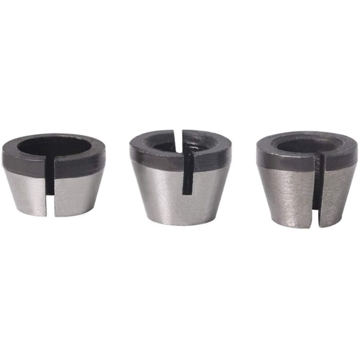 3 db adapter nyaklánc készlet, 6mm 6.35mm 8mm, karbid
