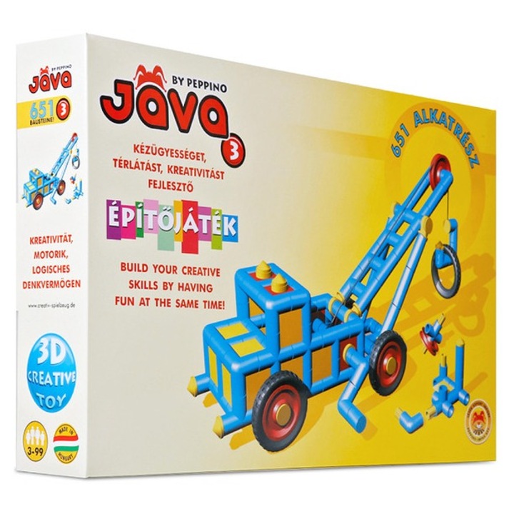 Строителна игра Java Ява 3, Количество 651 части