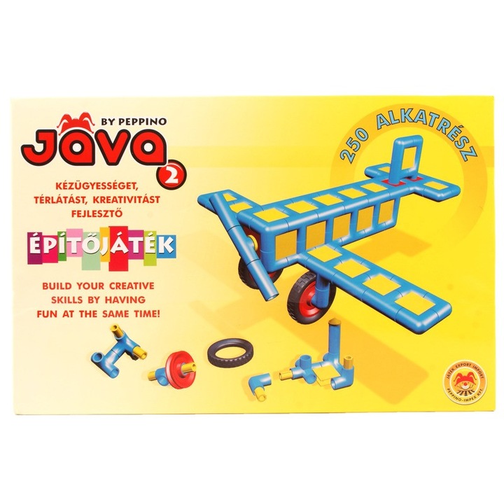 Комплект строителни елементи Java 2, 251 части, 32x6x21 см, за деца над 3 години