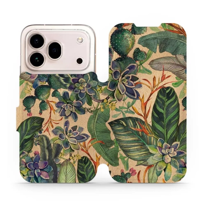 Husa flip Mobiwear Honor 600 Pro, subtire, suport, multicolor