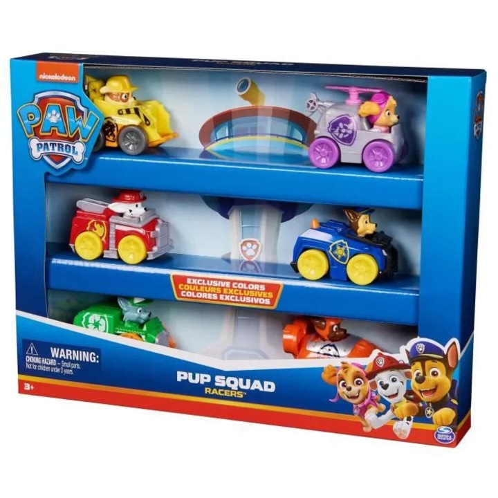 Set 6 masinute La Pat' Patrouille multicolor