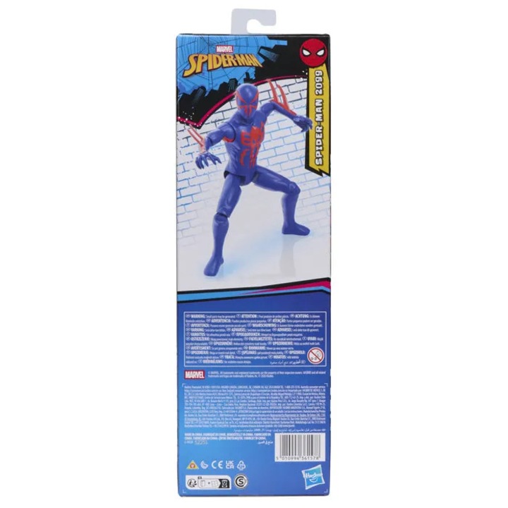 Фигурка Spider-Man 2099 Titan Series 30см червено-синя