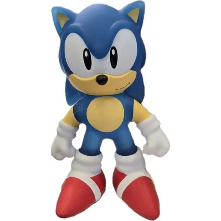 Figurina Sonic Heroes of Goo Jit Zu, luminiscenta, extensibila, 13cm