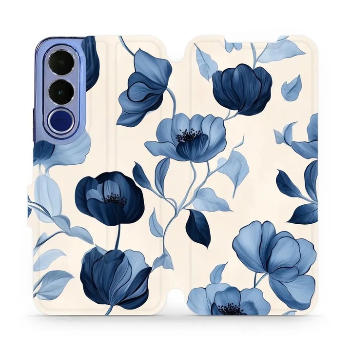 Husa flip Mobiwear Vivo V70 FE multicolor 15x7cm
