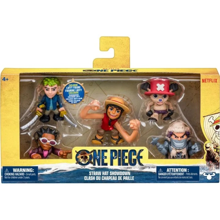 Комплект от 5 мини фигурки One Piece, многоцветни, 5-6см