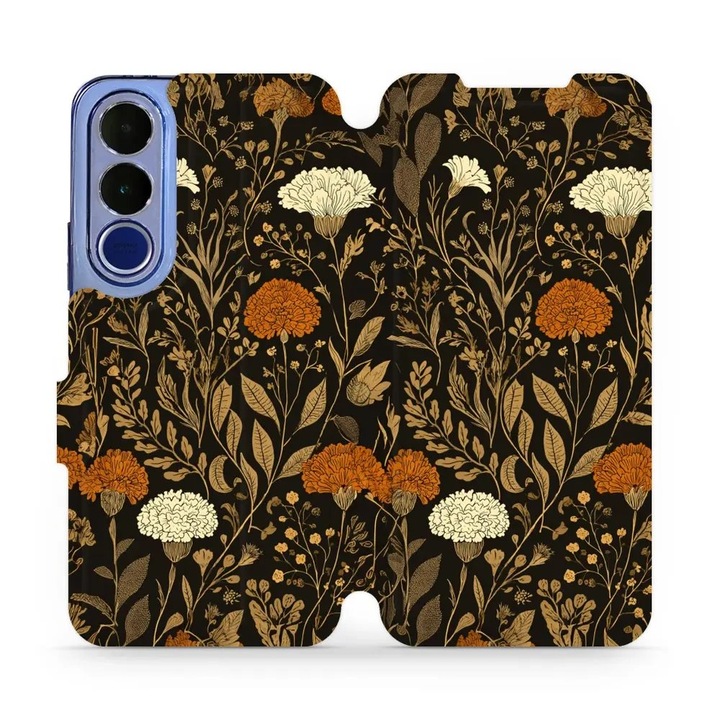 Husa flip Mobiwear Vivo V70 FE multicolor 15x7cm