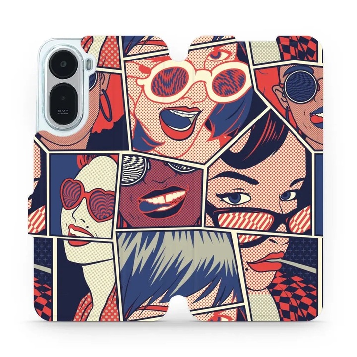 Husa flip Mobiwear Xiaomi Redmi A7 Pro, subtire, suport, mov