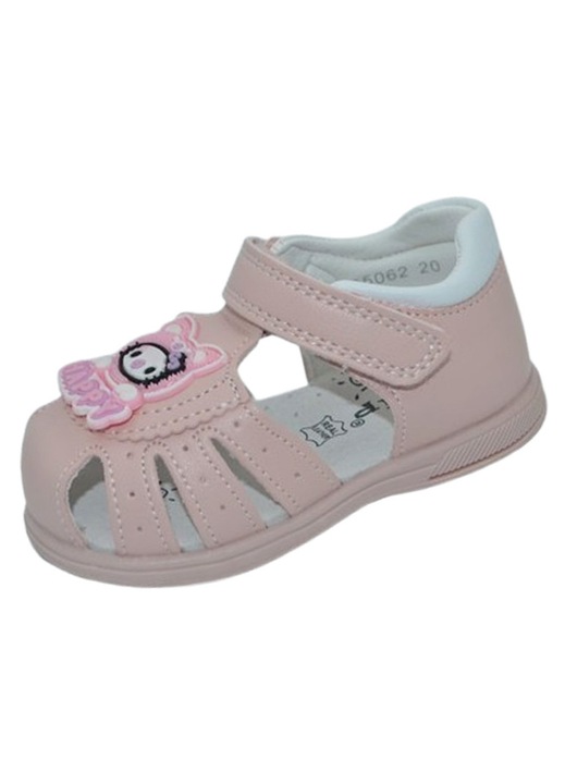 Sandale ortopedice, cu scai, pentru fete, Flip F65062D, Roz 128814