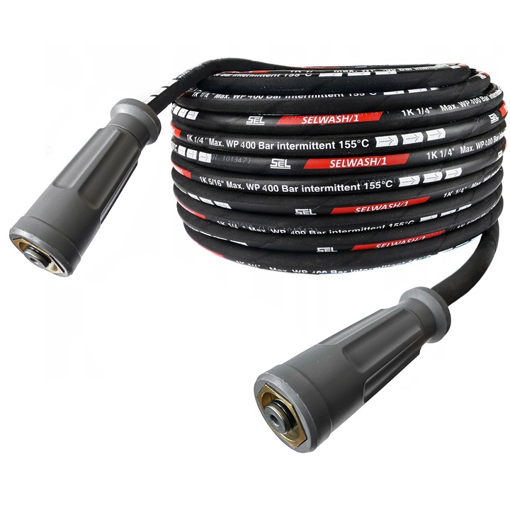 Furtun 10m pentru aparat de spalat cu presiune Karcher HD HDS DN6 400 bar 155C TR22 Easy Lock Easy!Force