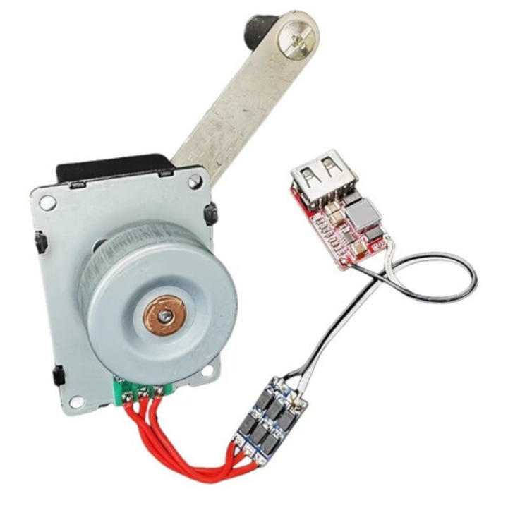 Generator manual portabil metalic pentru incarcare telefon 105°C