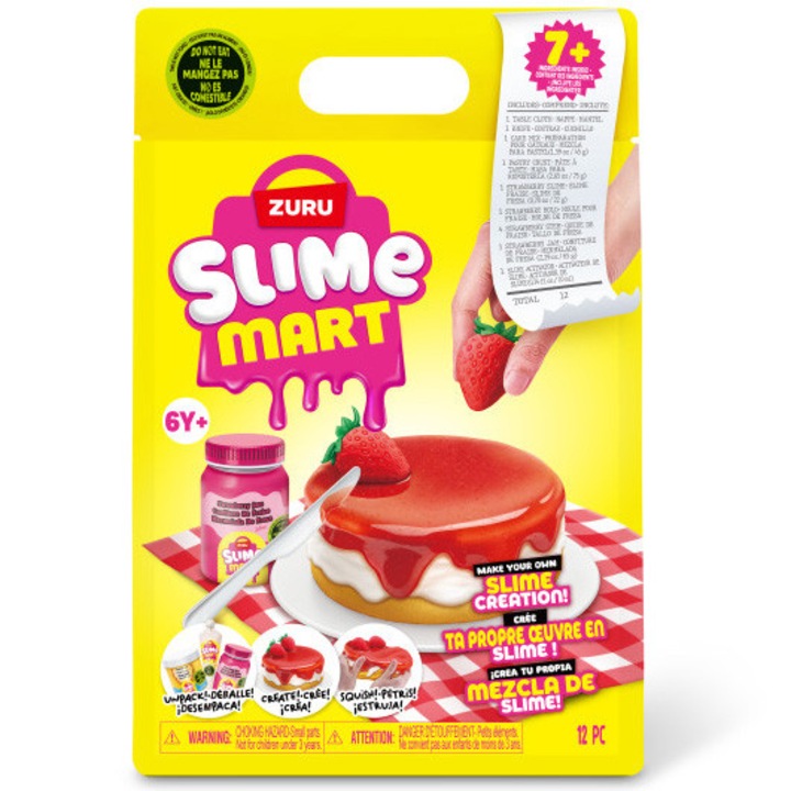 Set de joaca Slime Mart - Shopping bag, Cheesecake