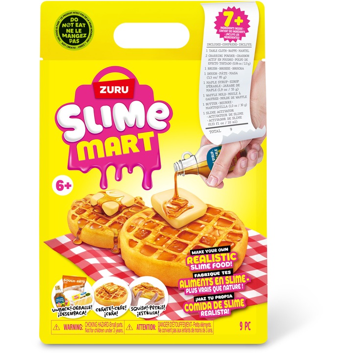 Set de joaca Slime Mart - Shopping bag, Waffles