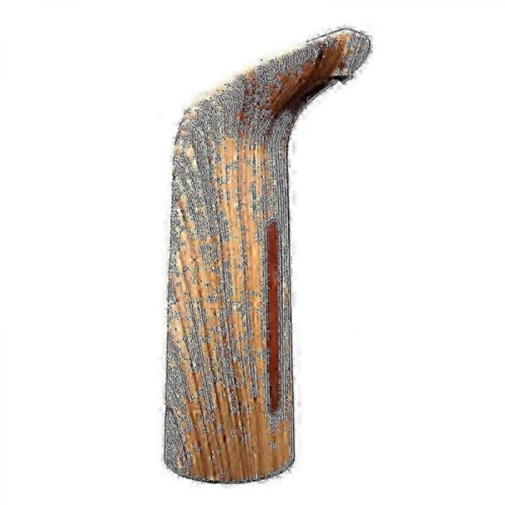Automata folyékony szappanadagoló, 400ml, infravörös érzékelő, mahagóni piros, 7x11.6x21.4cm