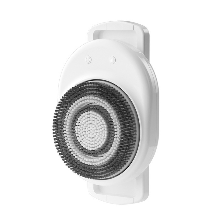 Fürdőkefe, 48 W, 2600 mAh, 3 fokozatú beállítás, intelligens, ORBER, állítható magasságú, falra szerelhető, masszázs funkcióval, elektromos, vízálló, fürdőszobába, ABS, 35 × 21,5 × 8,4 cm, fehér