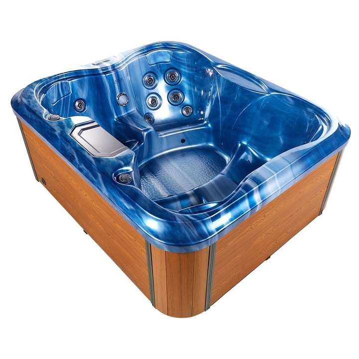 Jacuzzi exterior cu LED Arcelia Albastru