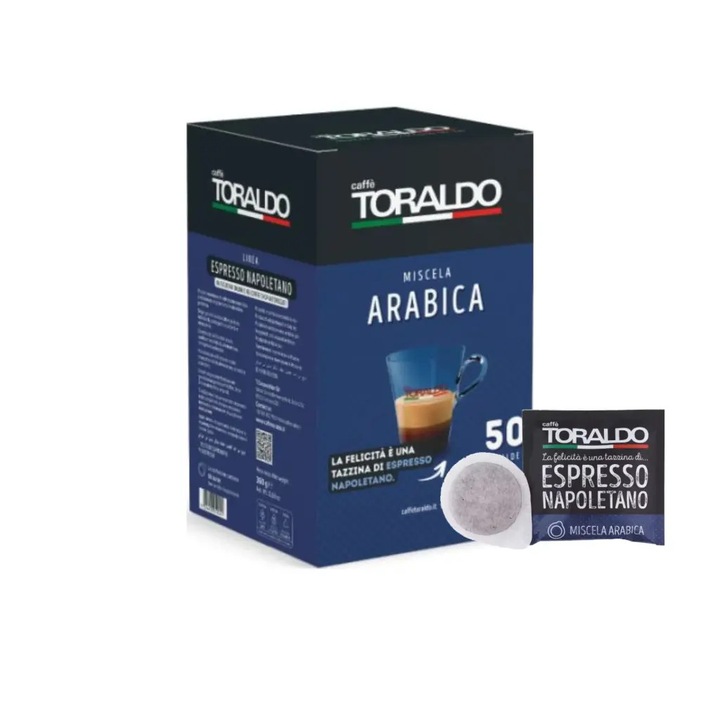 Toraldo Miscela Arabica Paduri Cafea ESE 44 50 Bucati
