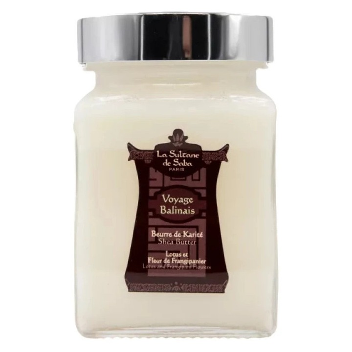 Shea vaj Lótusszal és Frangipani virágokkal 300 ml