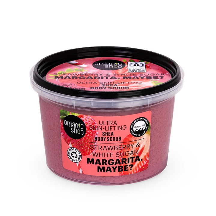 Organic Shop Margarita Maybe Ultra Bőrfeszesítő Testradír, 250 ml