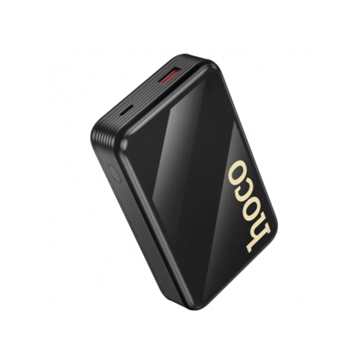 Baterie Externa Hoco Q37A 20000mAh 22.5W QC + PD 1 x Lightning - 1 x USB-A - 2 x USB-C Negru
