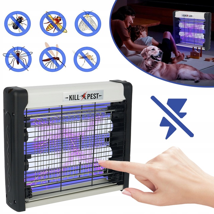 Capcana Anti-Tantari Cu Led Pentru Interior, Economie De Energie, Capcana Electrica Anti-Tantari De Inalta Tensiune, Capcana Anti-Tantari, Ucigas De Muste
