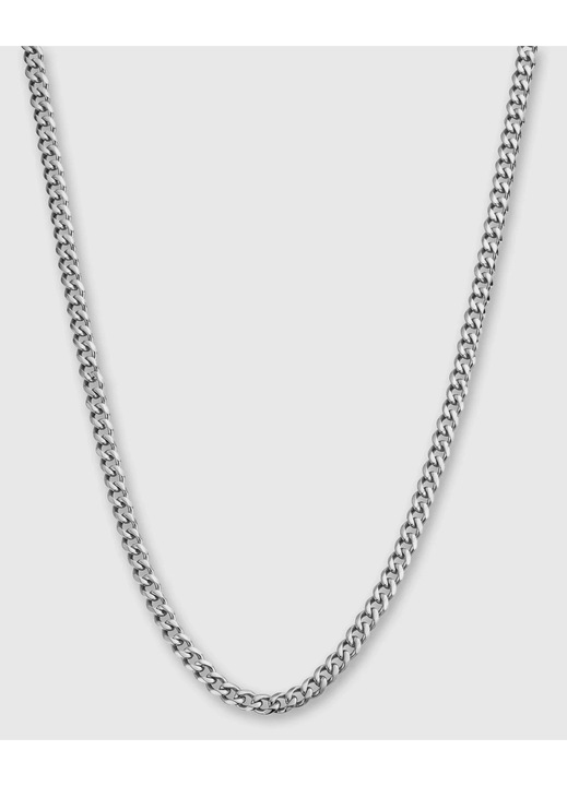 Cuban Chain 4mm, Argintiu, 55 CM