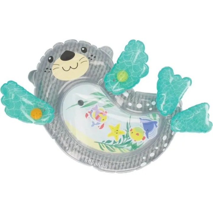 Covoras de apa multifunctional cu animale marine, multicolor, 60x40cm