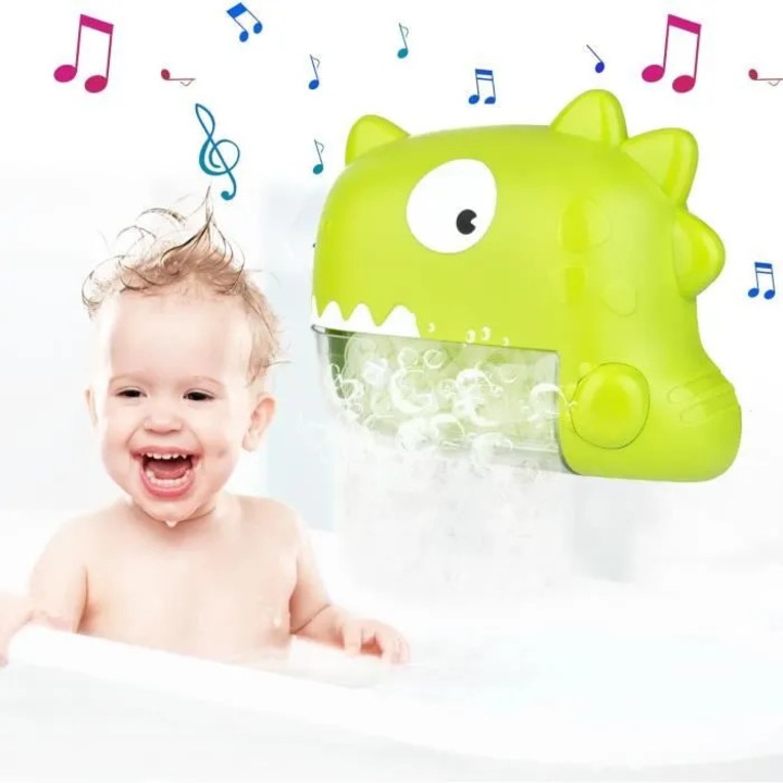 Cápa fürdőjáték, buborékok és zene, többszínű, 1-4 év