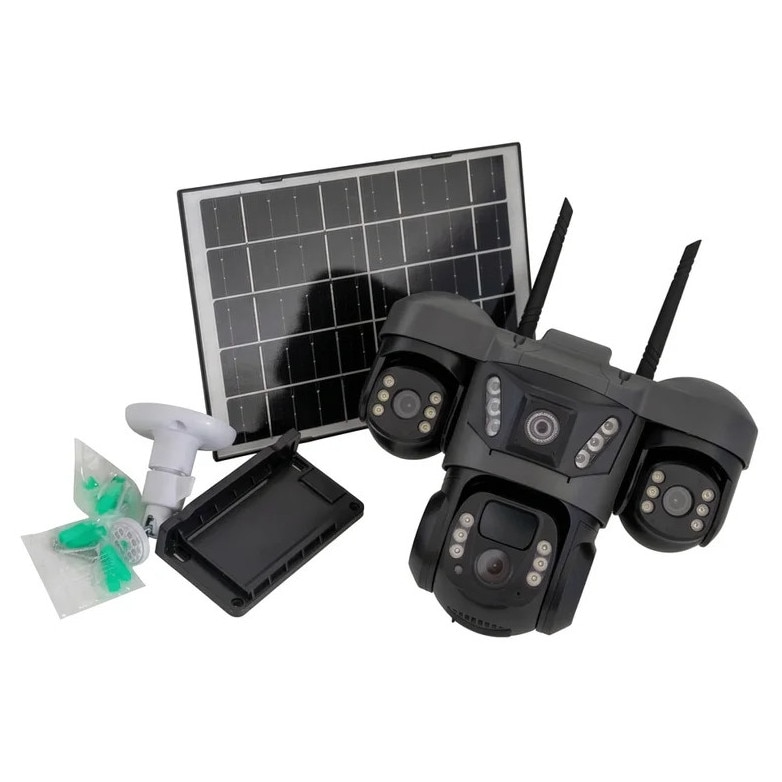 Camera de supraveghere WIFi cu panou solar Zenkabeat Q8 Ultra