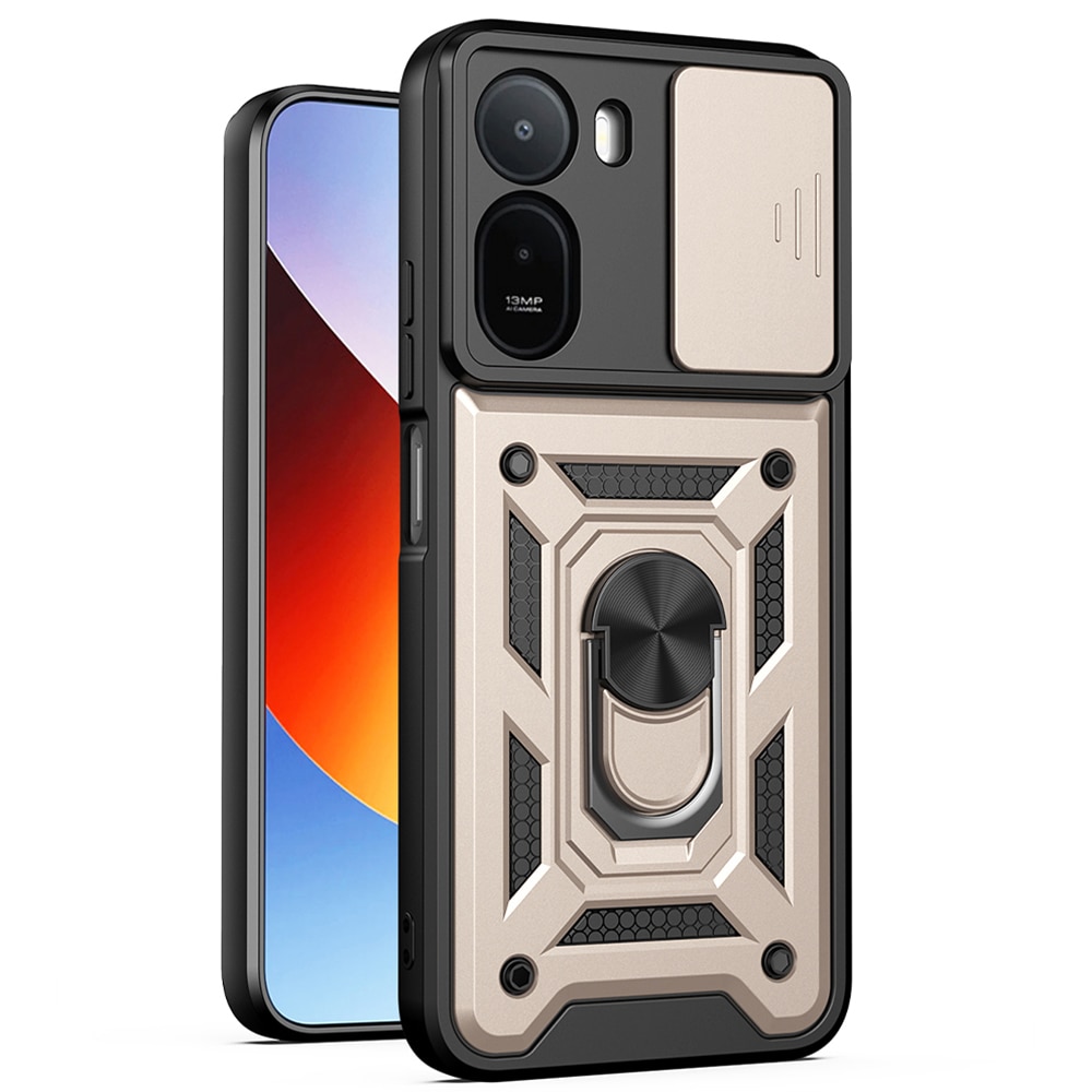 Husa Xiaomi Redmi A7 Pro 4G protectie camera Asteroid GSM CamShield Series, auriu
