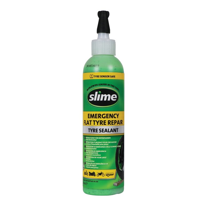 Defektgátló oldat, Slime, Belsőgumi tömítőanyag 237ml - Fluoreszkáló sárga másolat
