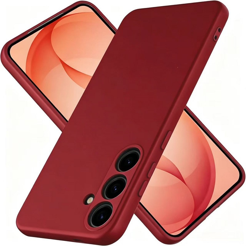Husa pentru Samsung Galaxy A27 OEMG® Silicon case, protectie militara, interior din microfibra-Rosu corai