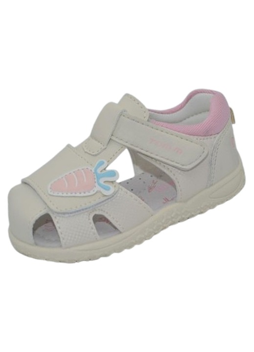 Sandale ortopedice, cu scai, pentru fete, Tom Miki T68036D, Crem 128820