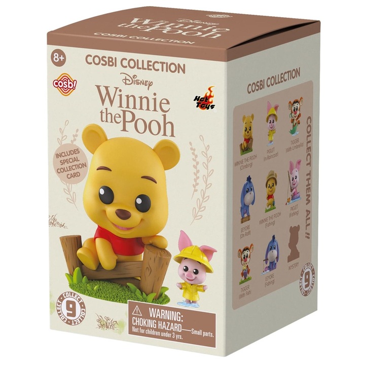 Mini-figurina Hot Toys Disney: Winnie The Pooh, Cosbi Series, Blind Box, sortiment