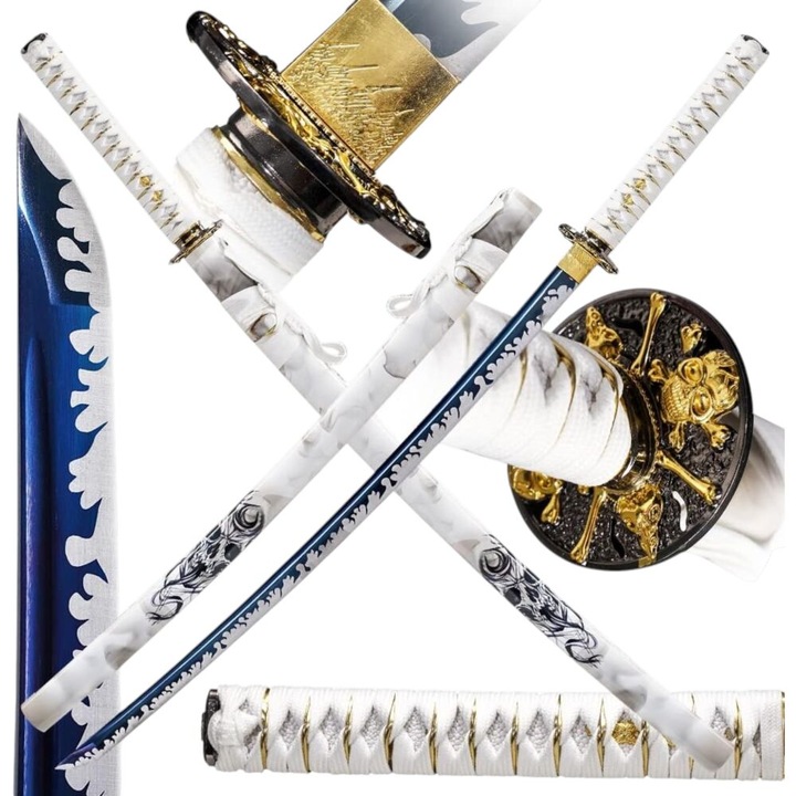 Sabie Katana Profesionala Grim Reaper, Otel 1095, cu Teaca, Suport si Cutie Cadou GXSW-05, 100cm