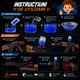 Pusca Jucarie AK47 cu Bile de Gel, 67 cm, Semi-Automata, Set Complet cu Amortizor Detasabil, Acumulator Reincarcabil si Cablu USB, Include Bile Gel 7-8MM, Rezervor Superior, Arma Tragere Rapida, Efecte Realiste, Cadou pentru Copii si Adolescenti