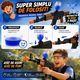 Pusca Jucarie AK47 cu Bile de Gel, 67 cm, Semi-Automata, Set Complet cu Amortizor Detasabil, Acumulator Reincarcabil si Cablu USB, Include Bile Gel 7-8MM, Rezervor Superior, Arma Tragere Rapida, Efecte Realiste, Cadou pentru Copii si Adolescenti