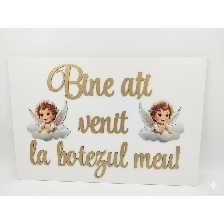 Panou Bine ati venit la botezul meu