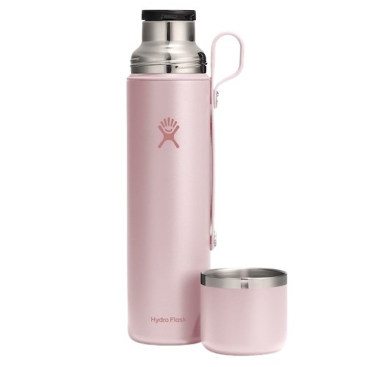 Termos, Hydro Flask, Trillium, 1065 ml, mentine cald pana la 30 de ore, cana integrata, capac de preaplin, lavabil in masina de spalat vase, otel inoxidabil 18/8