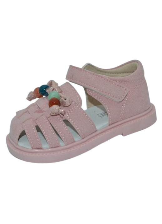 Sandale ortopedice, cu scai, pentru fete, Tom Miki T68086B, Roz 128862