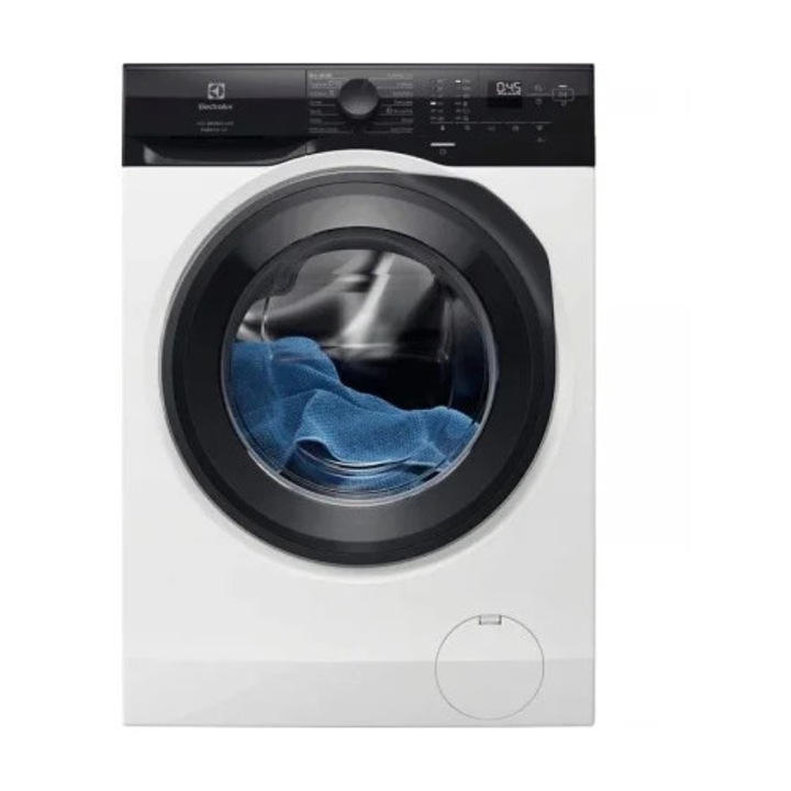 AEG EW6F9482E - Masina de spalat rufe, 8 kg, 1400 rpm, Clasa A, 14 programe, Display LED Mediu, Alb