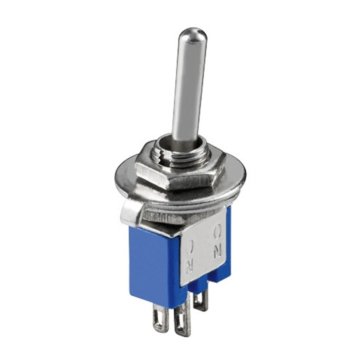 Billenőkapcsoló ON-OFF-ON 6A 125V 3A 250V 3 érintkezős
