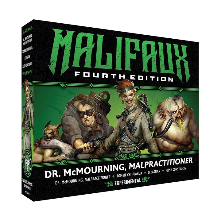 Разширение за игра Malifaux 4E, Dr. McMourning Malpractitioner, Wyrd, 6 миниатюри, сив
